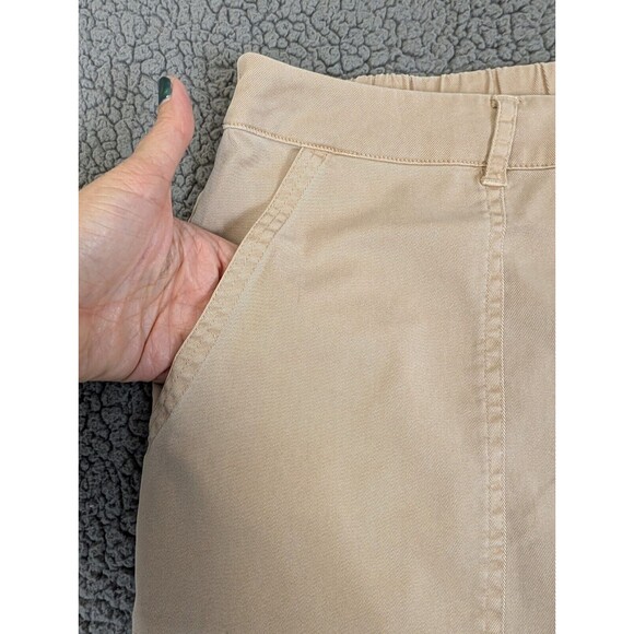 Soft Surroundings Womens Pants Antiqua Convertible Crop Ankle Buckle Beige 3X - Picture 4 of 12